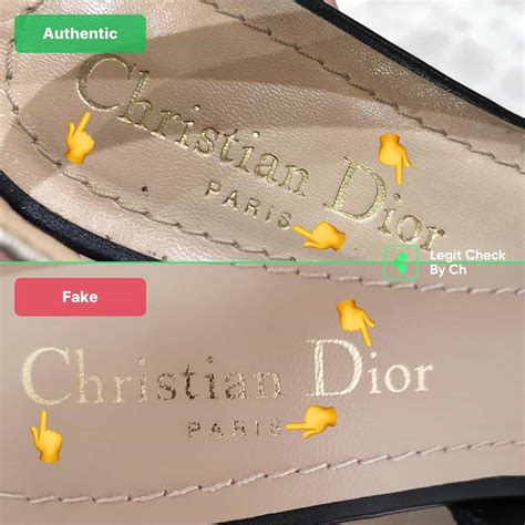 how to spot fake dior heels